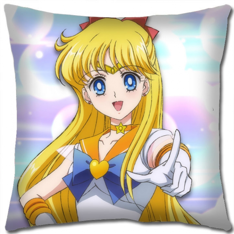 sailormoon Anime square full-color pillow cushion 45X45CM NO FILLING   M2-157