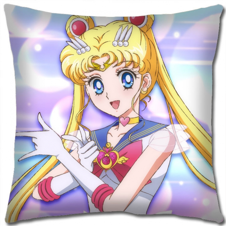 sailormoon Anime square full-color pillow cushion 45X45CM NO FILLING   M2-155