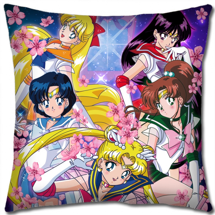 sailormoon Anime square full-color pillow cushion 45X45CM NO FILLING  M2-103