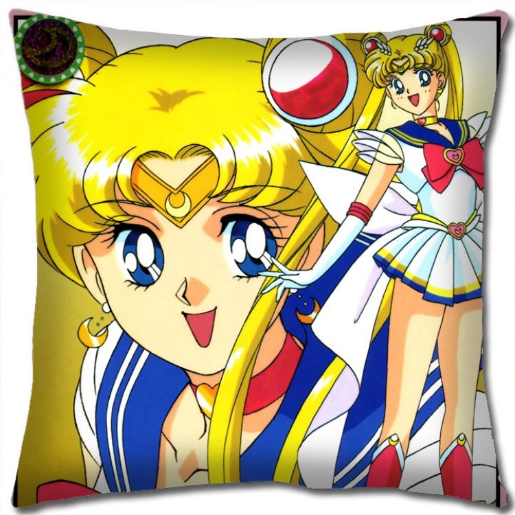 sailormoon Anime square full-color pillow cushion 45X45CM NO FILLING  M2-147