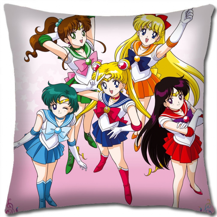 sailormoon Anime square full-color pillow cushion 45X45CM NO FILLING  M2-113