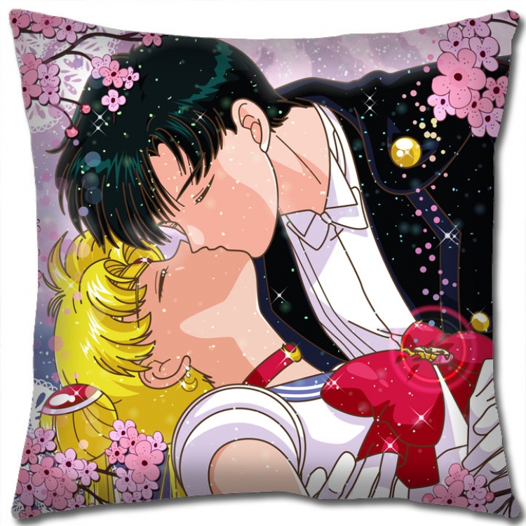 sailormoon Anime square full-color pillow cushion 45X45CM NO FILLING  M2-105