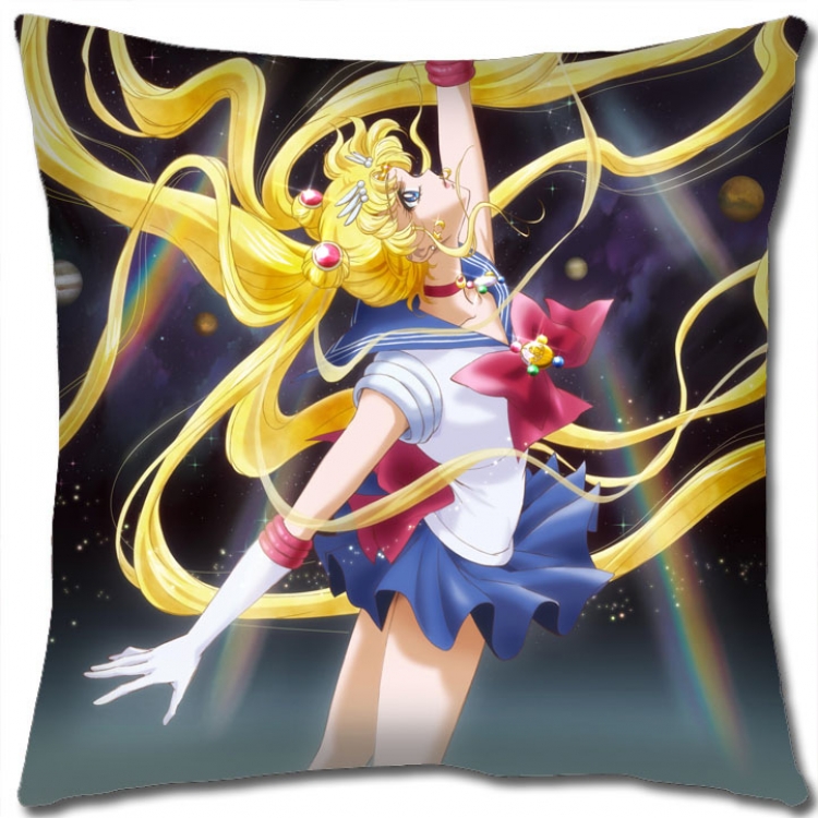 sailormoon Anime square full-color pillow cushion 45X45CM NO FILLING  M2-160