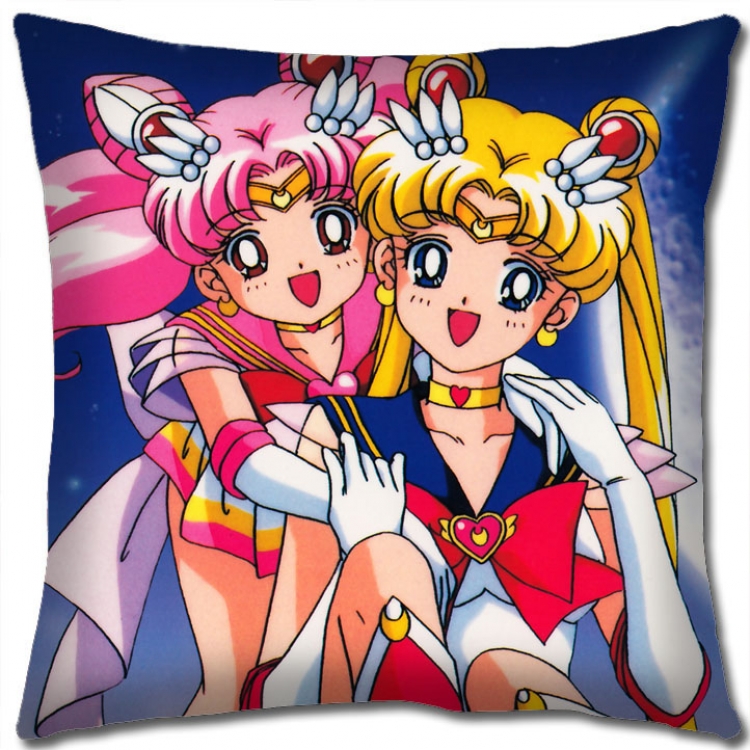 sailormoon Anime square full-color pillow cushion 45X45CM NO FILLING  M2-178