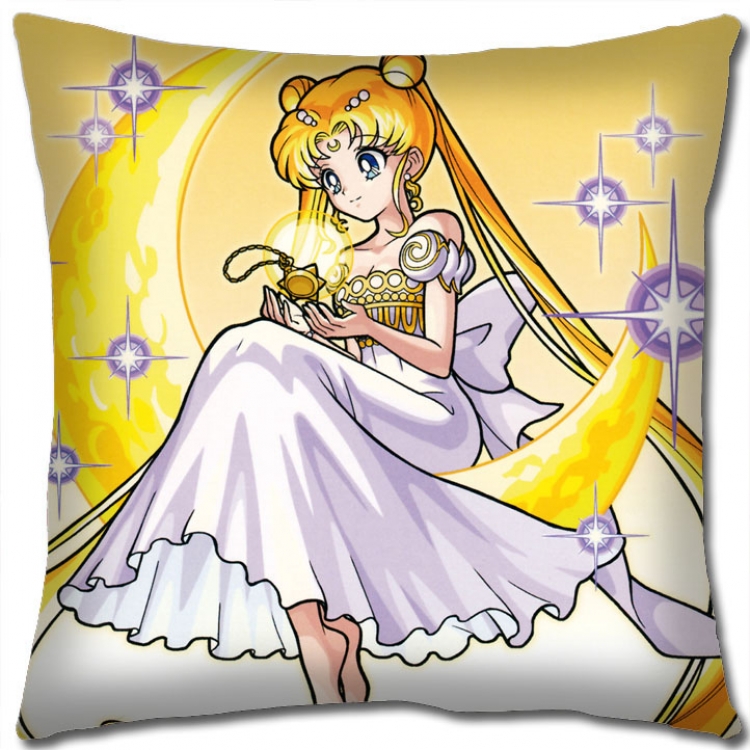 sailormoon Anime square full-color pillow cushion 45X45CM NO FILLING   M2-182