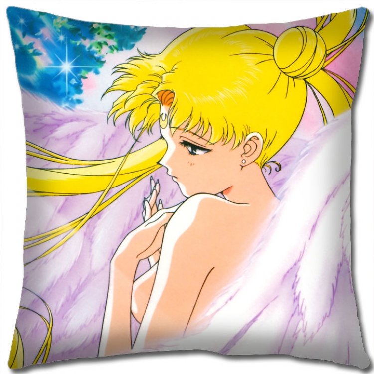 sailormoon Anime square full-color pillow cushion 45X45CM NO FILLING  M2-190