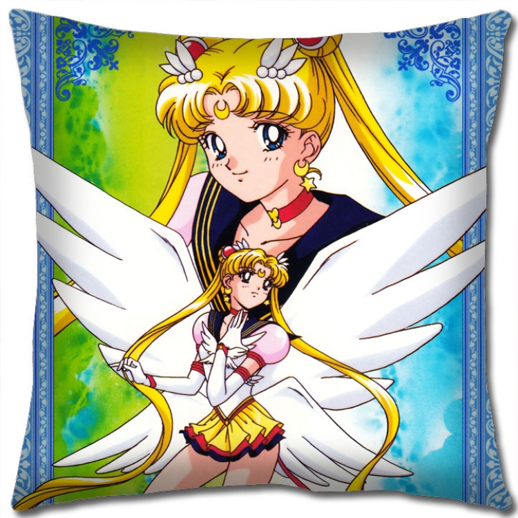 sailormoon Anime square full-color pillow cushion 45X45CM NO FILLING  M2-191
