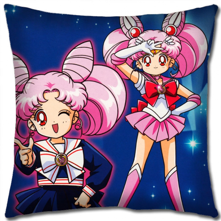 sailormoon Anime square full-color pillow cushion 45X45CM NO FILLING  M2-170