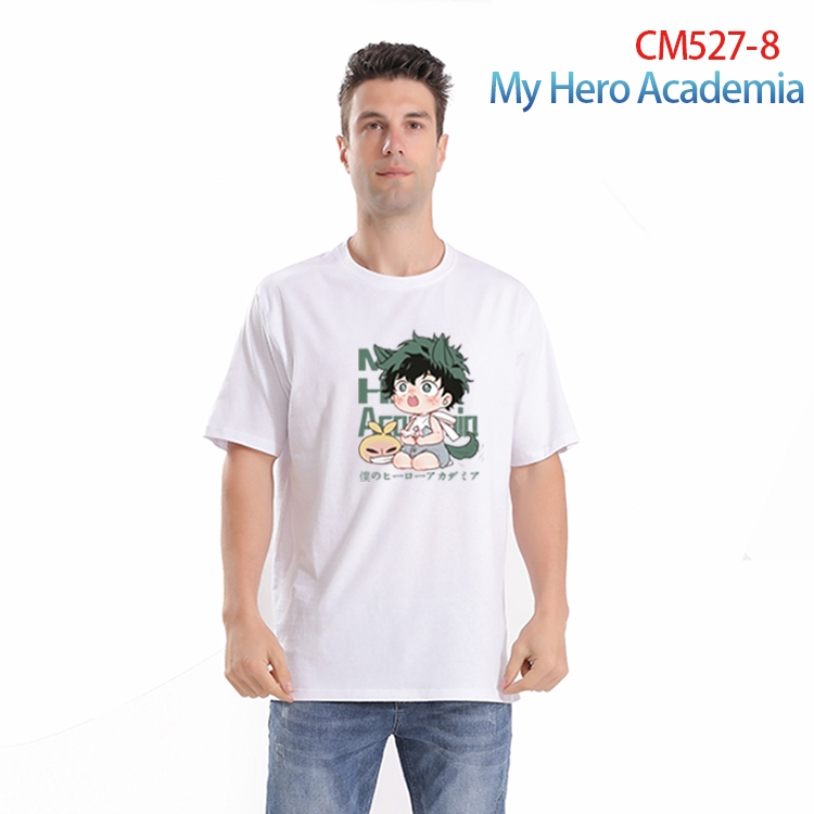 My Hero Academia Printed short-sleeved cotton T-shirt from S to 3XL CM-527-8