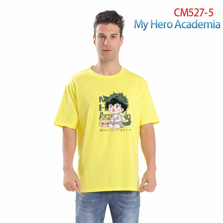 My Hero Academia Printed short-sleeved cotton T-shirt from S to 3XL CM-527-5