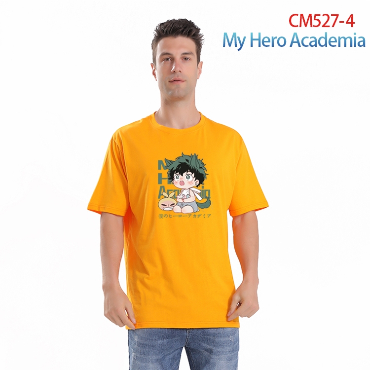 My Hero Academia Printed short-sleeved cotton T-shirt from S to 3XL CM-527-4