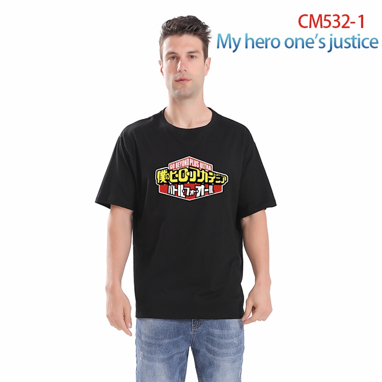 My Hero Academia Printed short-sleeved cotton T-shirt from S to 3XL CM-532-1