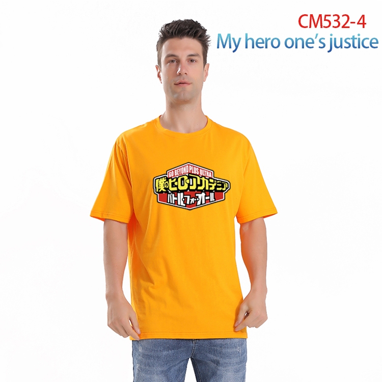 My Hero Academia Printed short-sleeved cotton T-shirt from S to 3XL CM-532-4