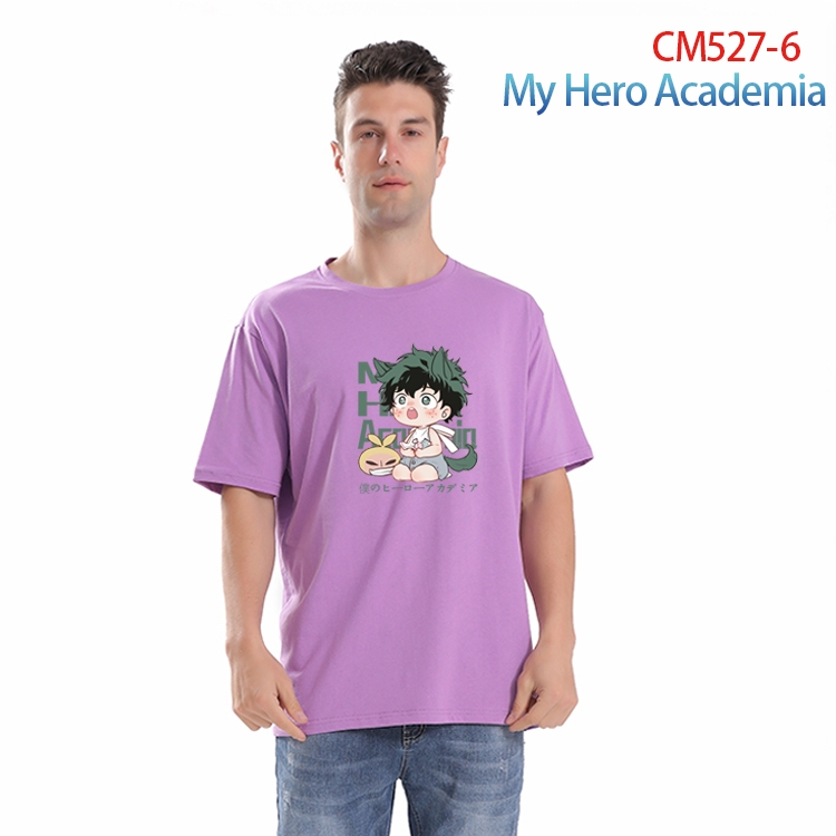 My Hero Academia Printed short-sleeved cotton T-shirt from S to 3XL CM-527-6