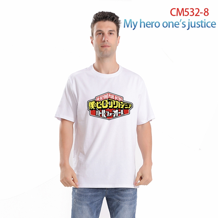 My Hero Academia Printed short-sleeved cotton T-shirt from S to 3XL CM-532-8