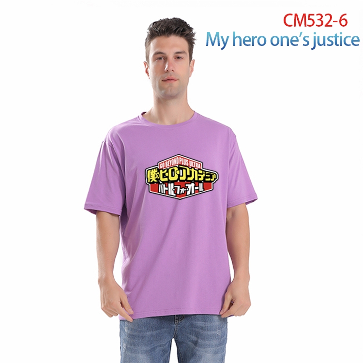My Hero Academia Printed short-sleeved cotton T-shirt from S to 3XL CM-532-6