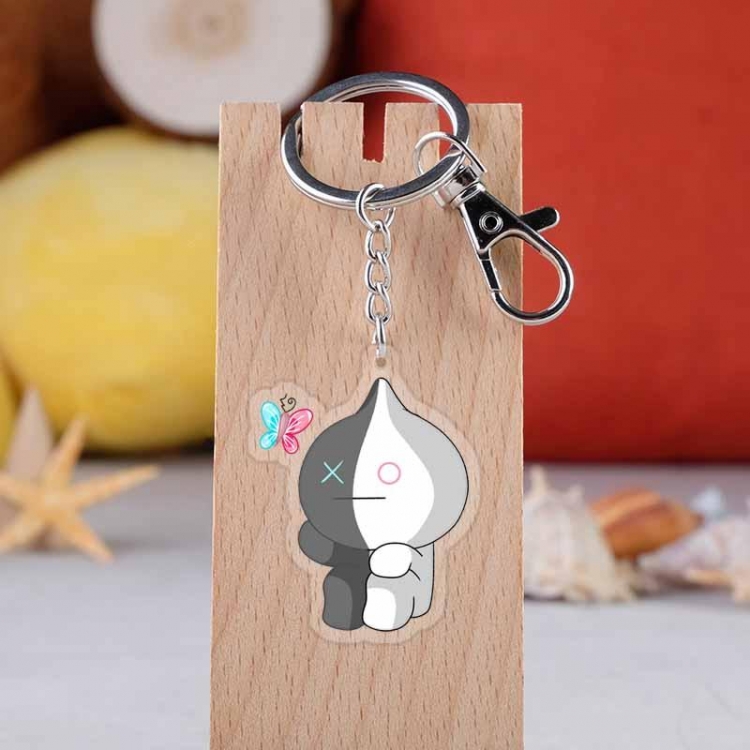 BT21  Star movie acrylic Key Chain  price for 5 pcs 4213