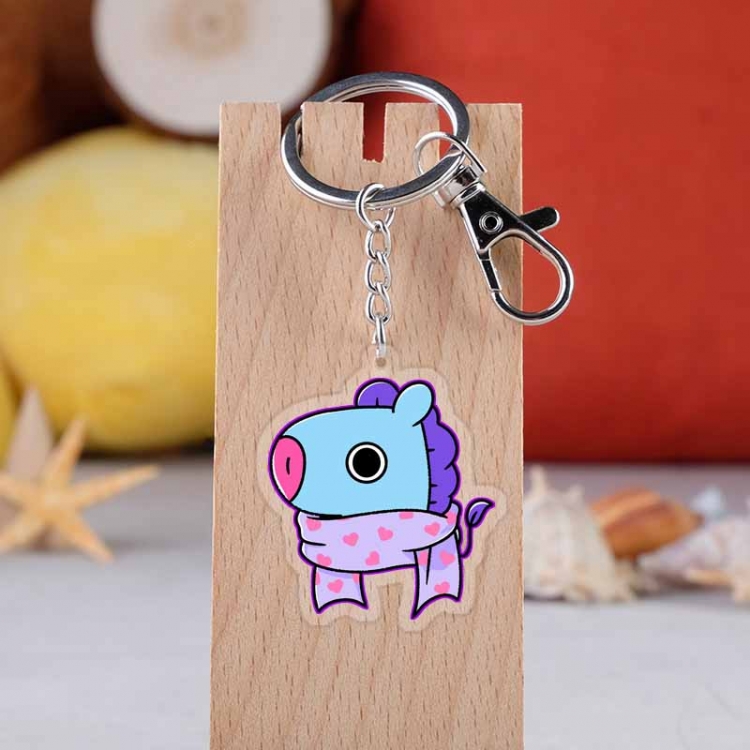 BT21  Star movie acrylic Key Chain  price for 5 pcs 4194