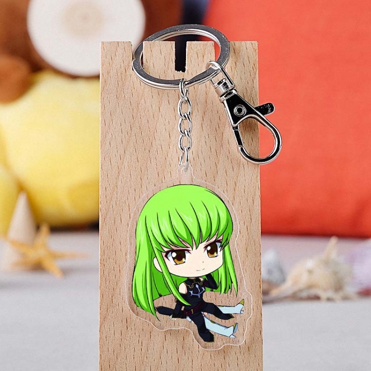 Code Geass Anime acrylic Key Chain  price for 5 pcs 2340