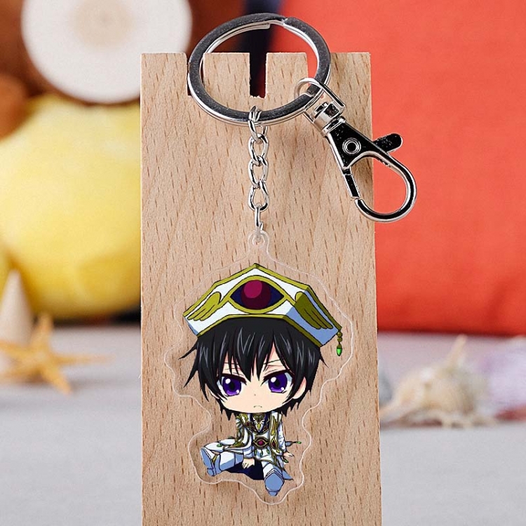 Code Geass Anime acrylic Key Chain  price for 5 pcs 2348