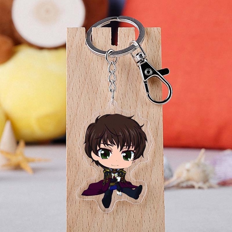 Code Geass Anime acrylic Key Chain  price for 5 pcs 2341