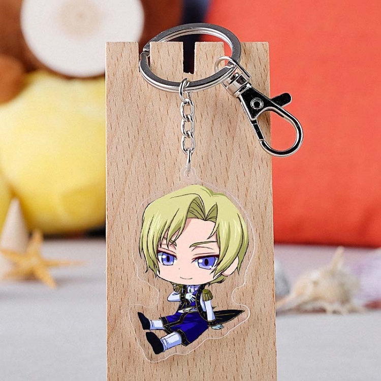 Code Geass Anime acrylic Key Chain  price for 5 pcs 2347