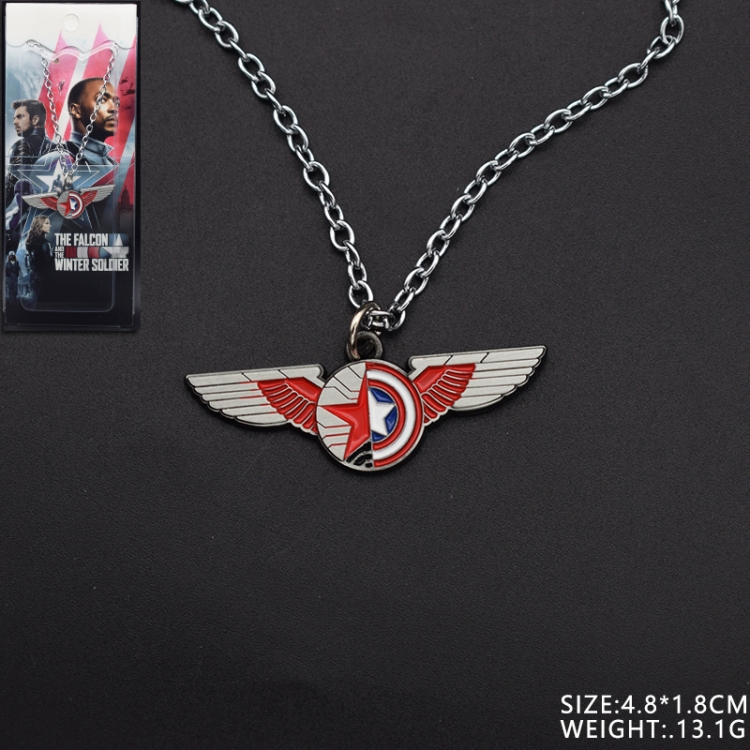 The avengers allianc  Anime cartoon metal necklace pendant style B