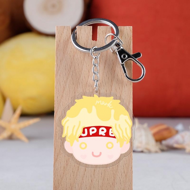 NCT  Movie star  acrylic Key Chain  price for 5 pcs  3805