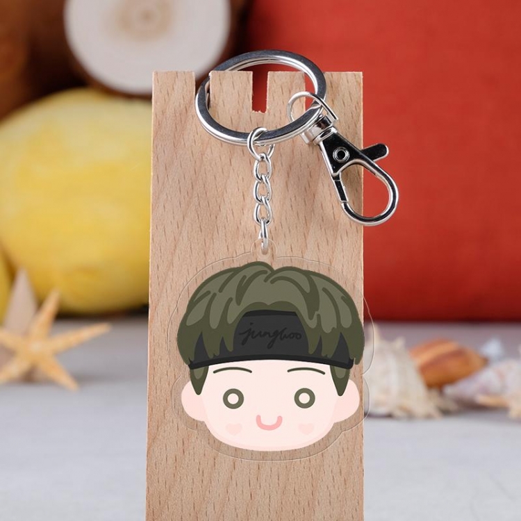 NCT  Movie star  acrylic Key Chain  price for 5 pcs  3800