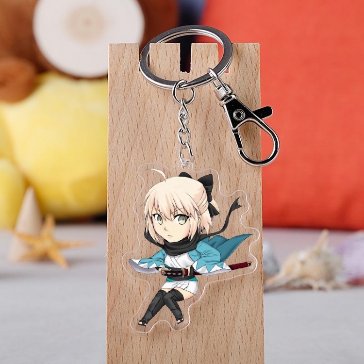 Fate Grand Order Anime acrylic Key Chain  price for 5 pcs  2374