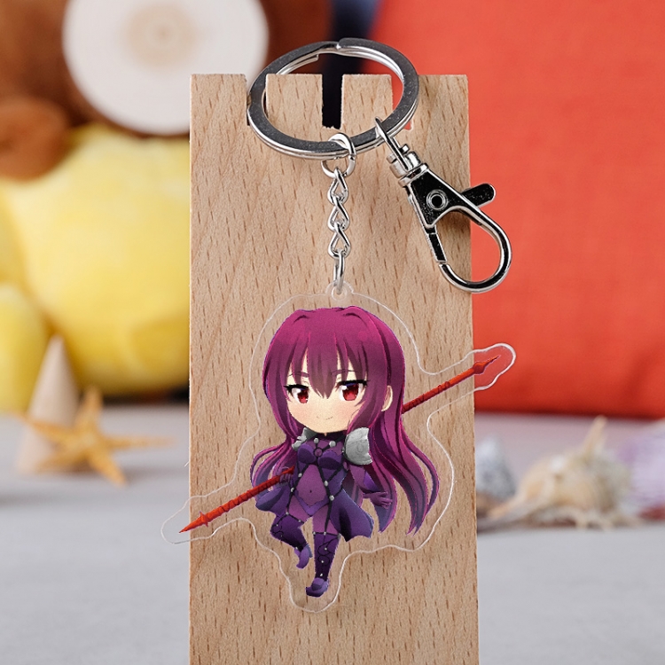 Fate Grand Order Anime acrylic Key Chain  price for 5 pcs  2377