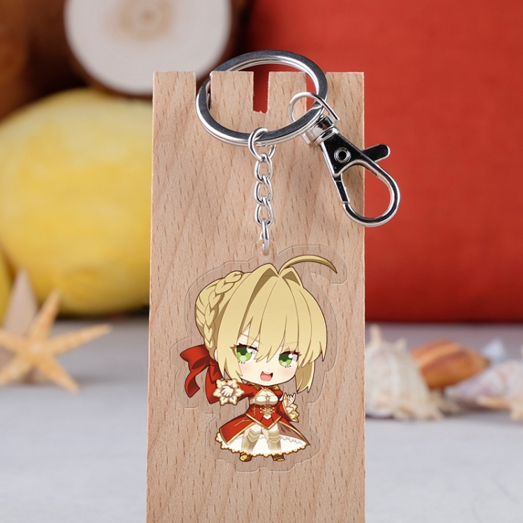 Fate Grand Order Anime acrylic Key Chain  price for 5 pcs  2389