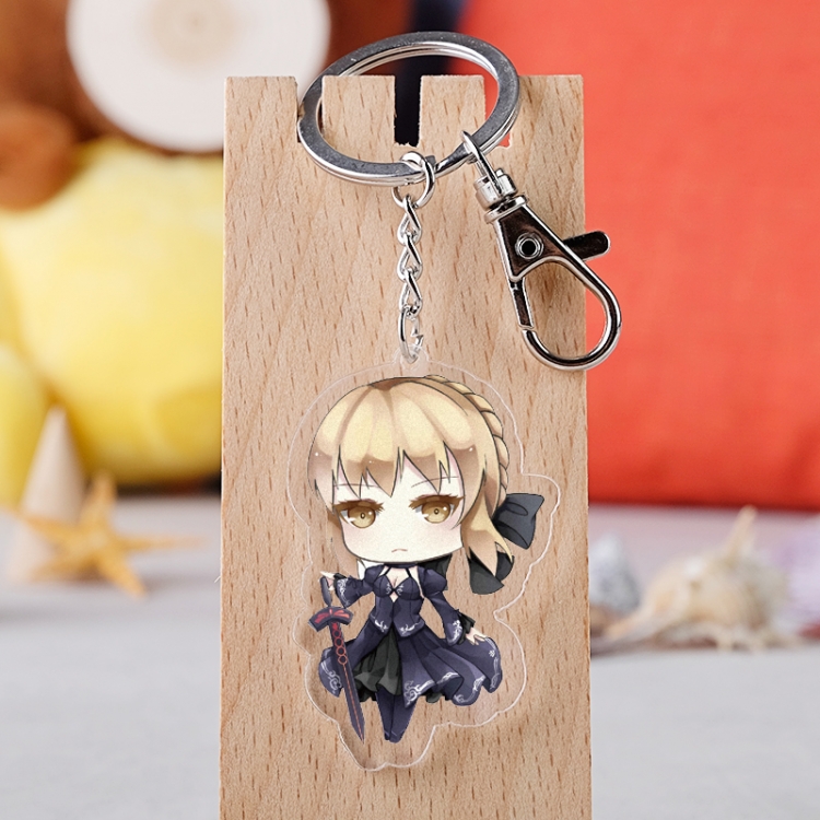 Fate Grand Order Anime acrylic Key Chain  price for 5 pcs  2386