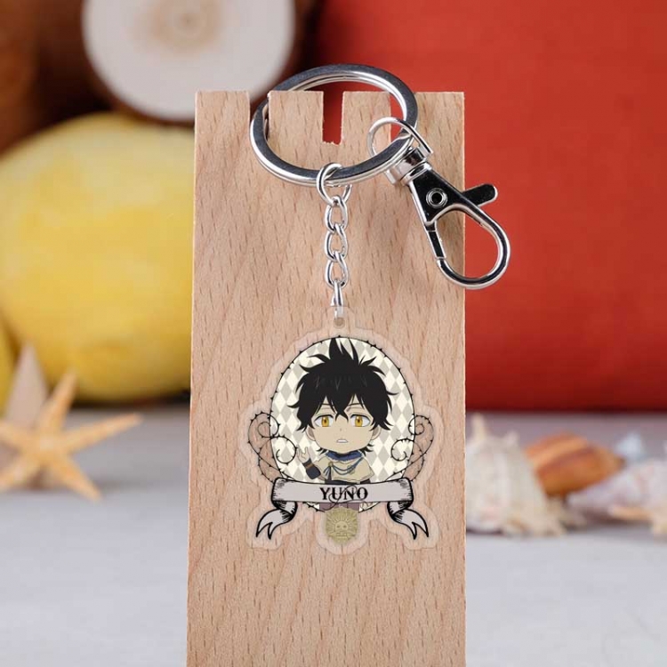 Black clover   Anime acrylic Key Chain  price for 5 pcs  4294