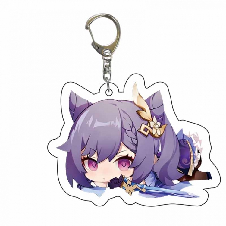 Genshin Impact  Game acrylic Key Chain  price for 5 pcs 7148