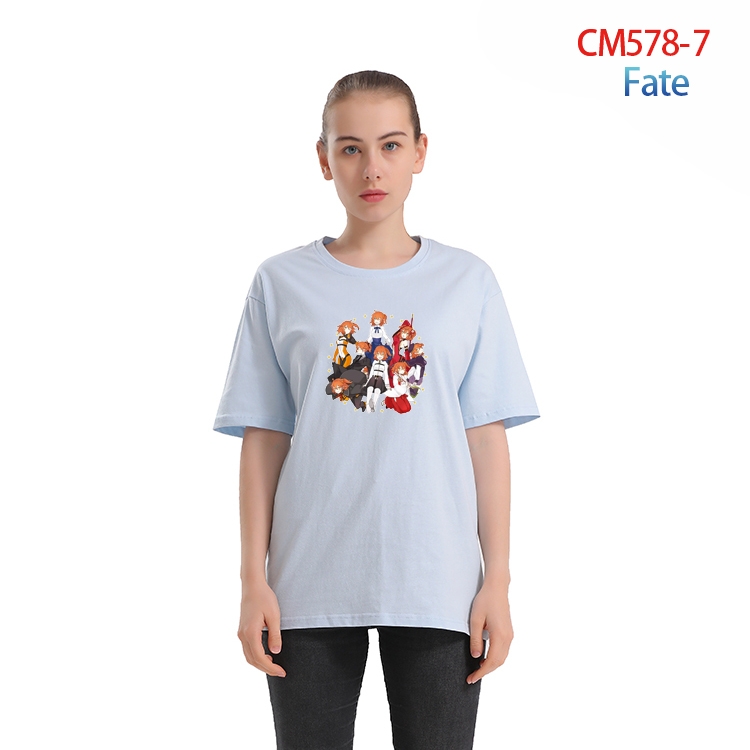 Fate Grand Order Women's Printed short-sleeved cotton T-shirt from S to 3XL  CM-578-7