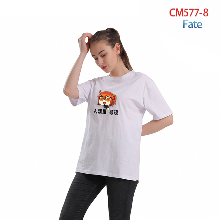Fate Grand Order Women's Printed short-sleeved cotton T-shirt from S to 3XL  CM-577-8