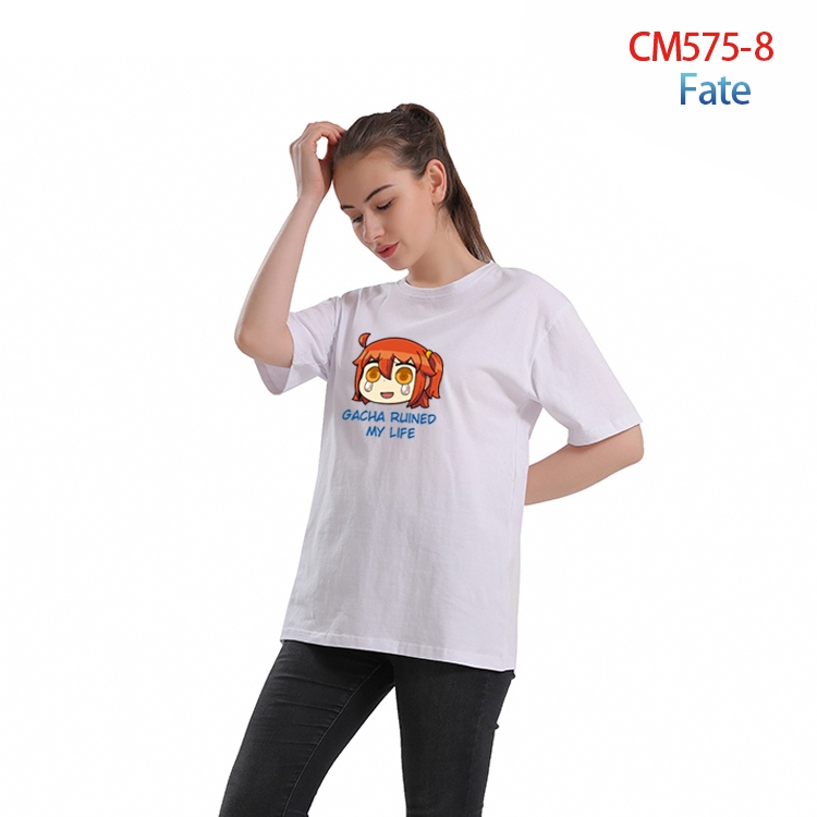 Fate Grand Order Women's Printed short-sleeved cotton T-shirt from S to 3XL  CM-575-8
