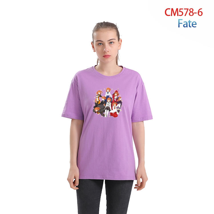 Fate Grand Order Women's Printed short-sleeved cotton T-shirt from S to 3XL  CM-578-6
