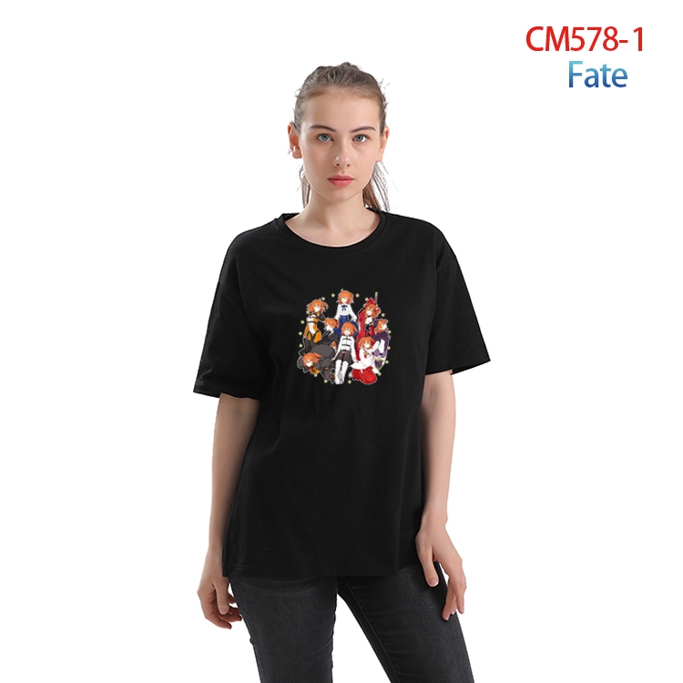 Fate Grand Order Women's Printed short-sleeved cotton T-shirt from S to 3XL  CM-578-1