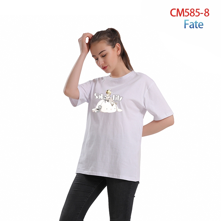 Fate Grand Order Women's Printed short-sleeved cotton T-shirt from S to 3XL  CM-585-8