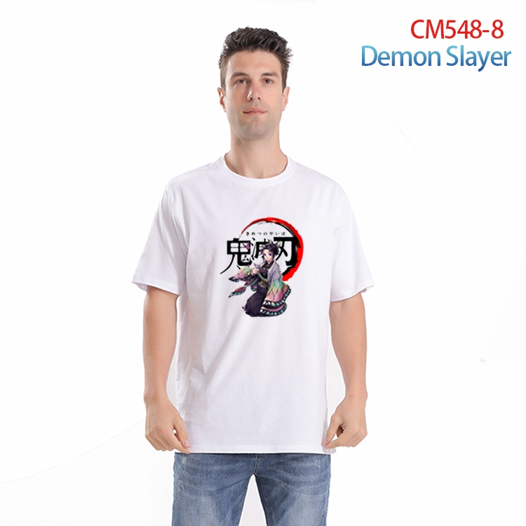 Demon Slayer Kimets Printed short-sleeved cotton T-shirt from S to 4XL  CM-548-8