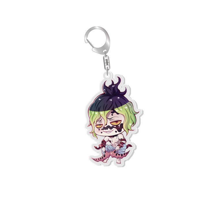 Demon Slayer Kimets Anime acrylic Key Chain  price for 5 pcs 6965