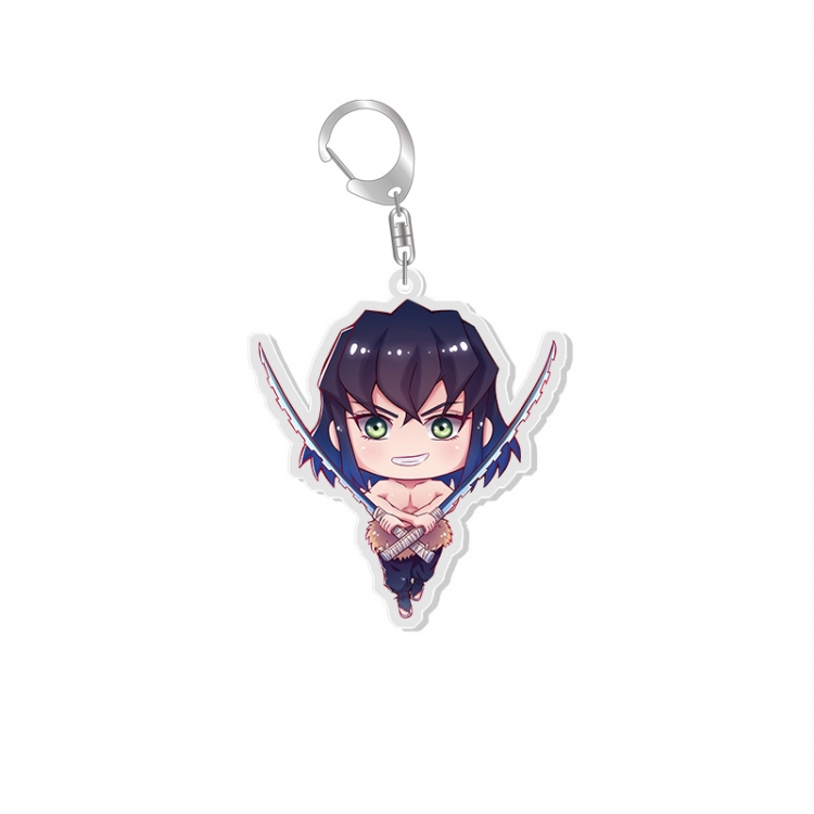 Demon Slayer Kimets Anime acrylic Key Chain  price for 5 pcs 6951