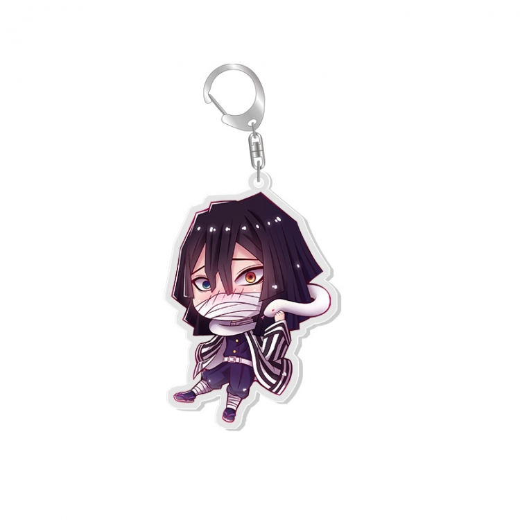 Demon Slayer Kimets Anime acrylic Key Chain  price for 5 pcs 6962