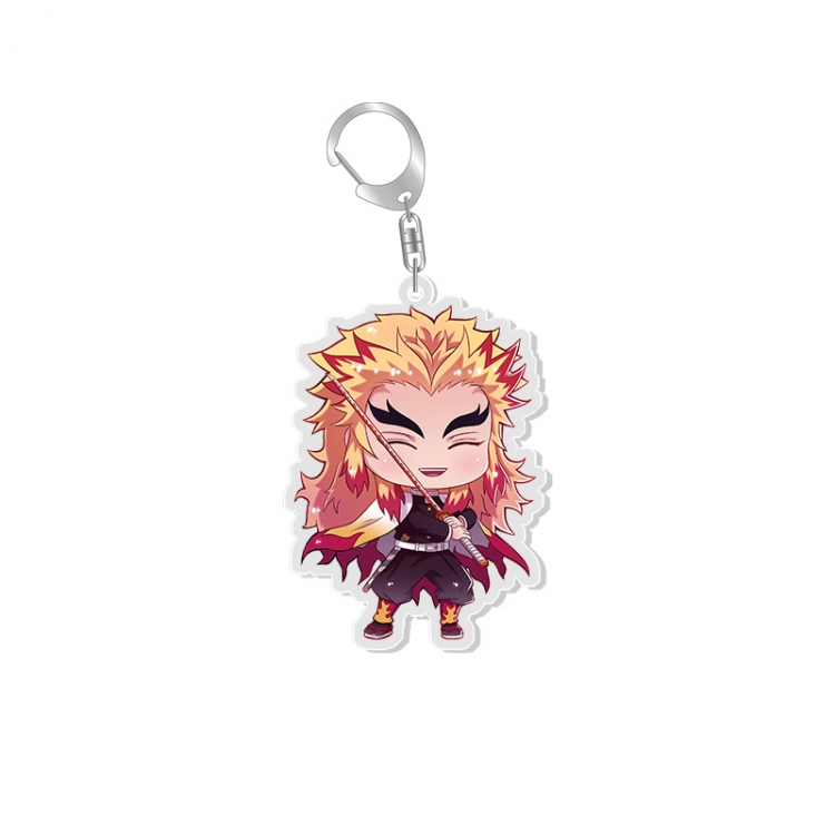 Demon Slayer Kimets Anime acrylic Key Chain  price for 5 pcs 6958