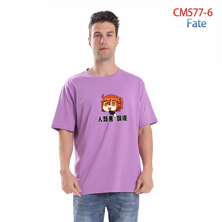 Fate Grand Order Printed short-sleeved cotton T-shirt from S to 4XL CM-577-6