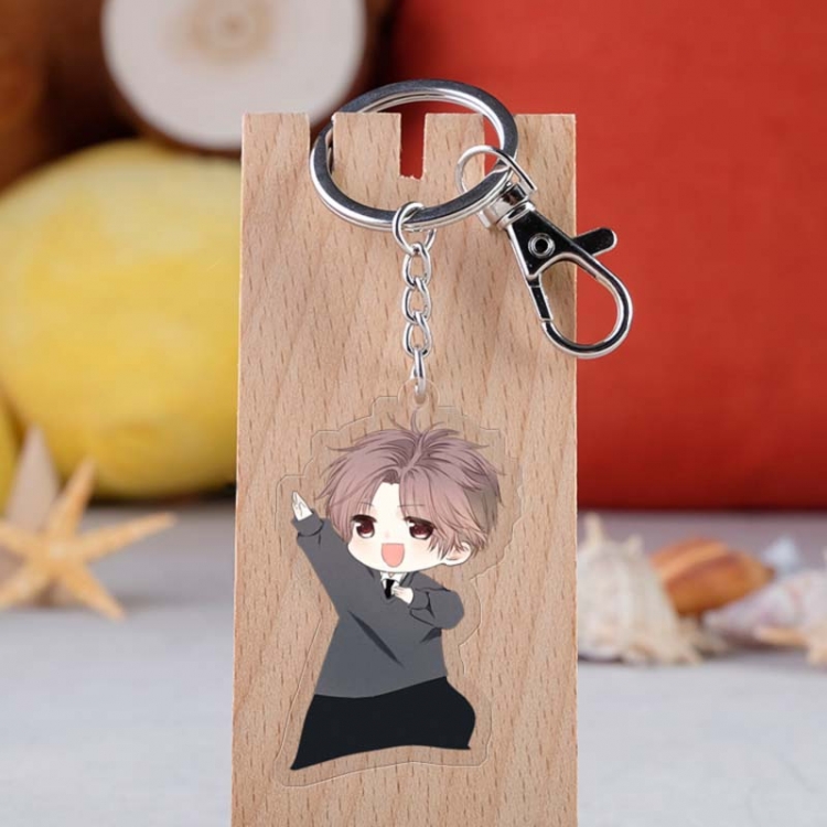 Heartbeat Anime acrylic Key Chain price for 5 pcs 3684