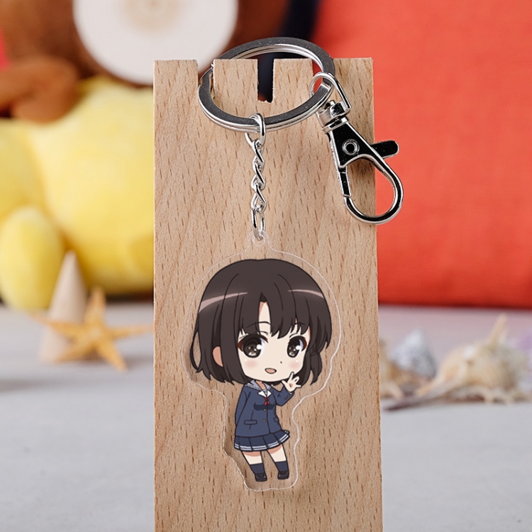 Saenai heroine no so  Anime acrylic Key Chain price for 5 pcs 2707