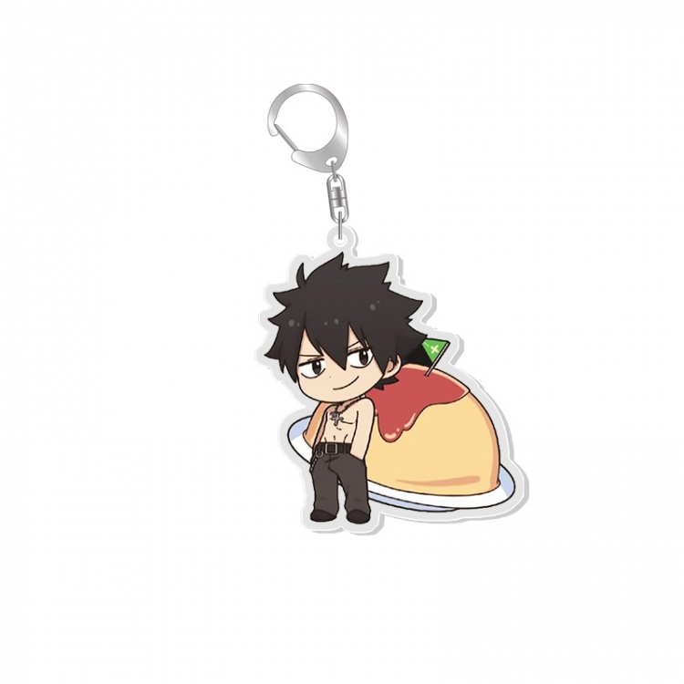 Fairy tail Anime acrylic Key Chain price for 5 pcs 6930